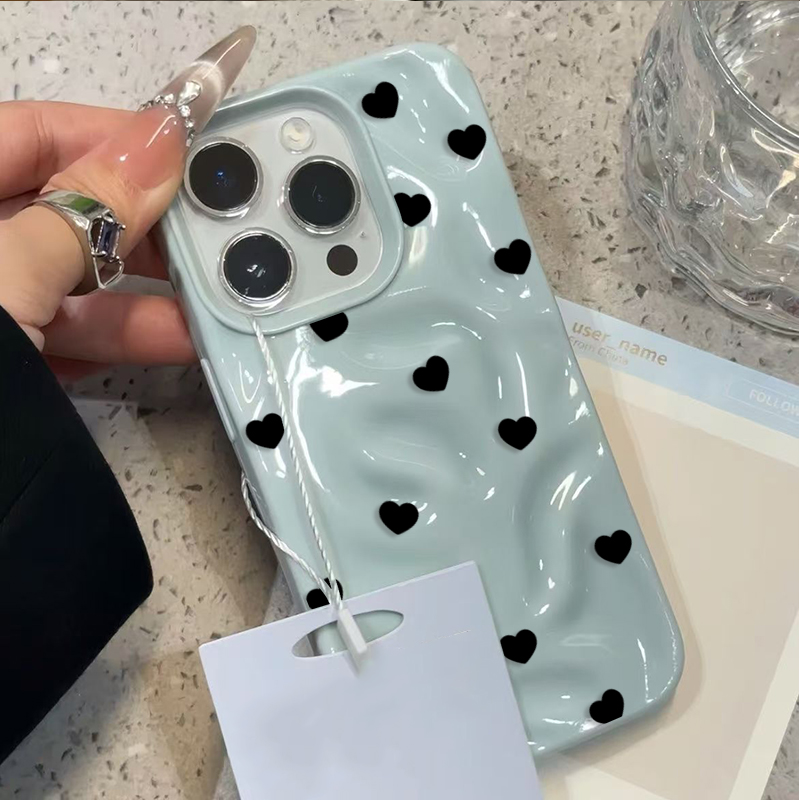 Phone Cases Cute Iphone 13 - Estetyczne, urocze, czarne etui na telefon