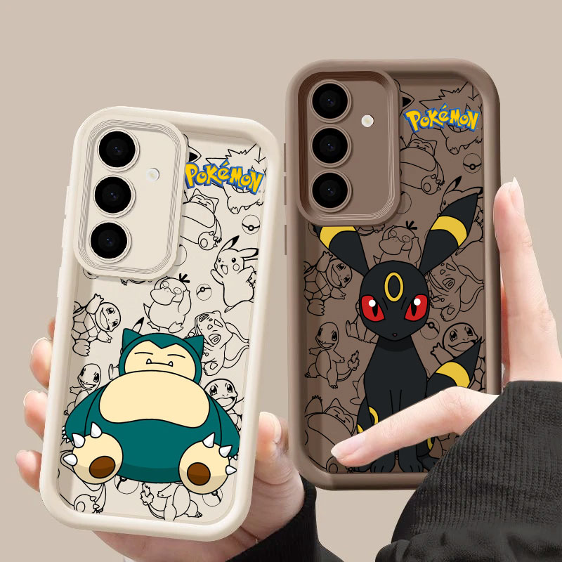 Phone Cases For Samsung Galaxy - Etui Snorlaxs Umbreons P-Pokemons Anime S26