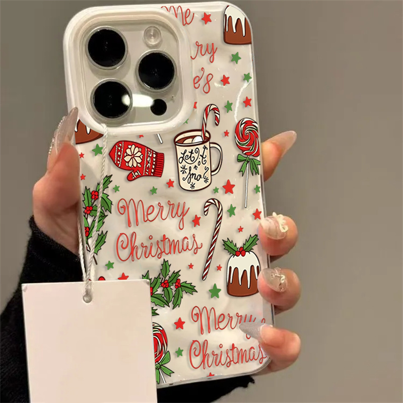 Phone Cases Cute Iphone 13 - Urocze świąteczne etui na telefon z