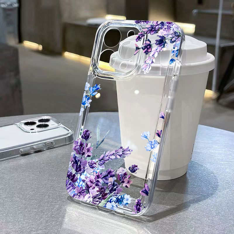Phone Cases Xs Iphone - Fioletowe etui na telefon z miękkiego
