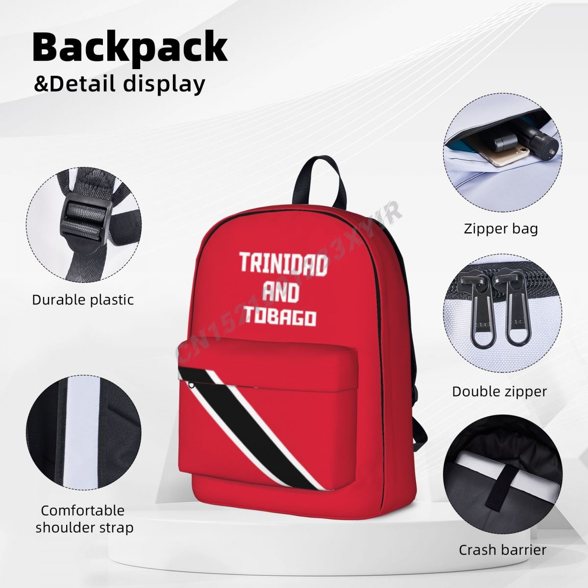 Plecak unisex Trinidad i Tobag – Phone Cases Trinidad recenzja i cena