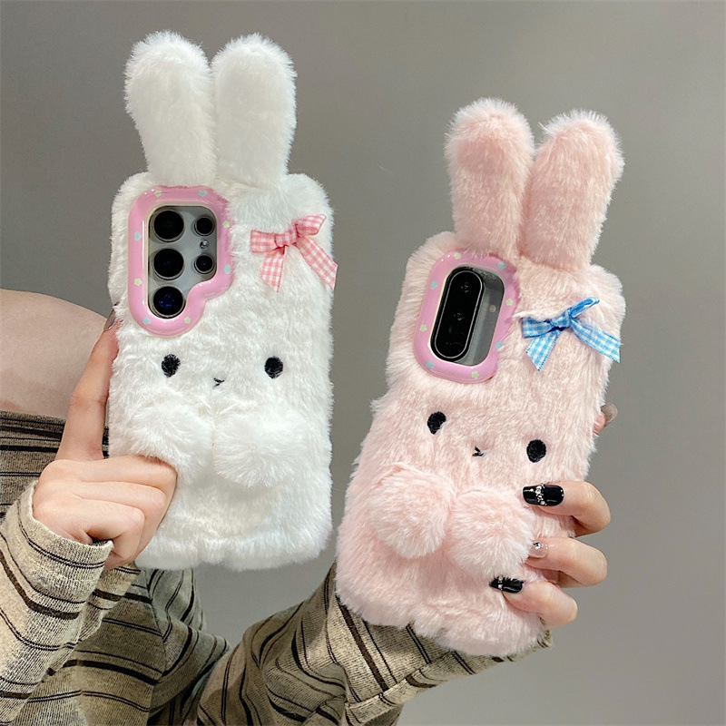 Koren 3D Cartoon Bowknot Rabbi – Phone Cases For Samsung Galaxy recenzja i cena