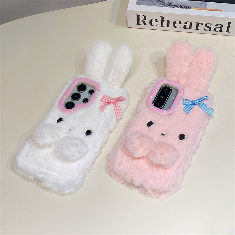 Koren 3D Cartoon Bowknot Rabbi – Phone Cases For Samsung Galaxy recenzja i cena
