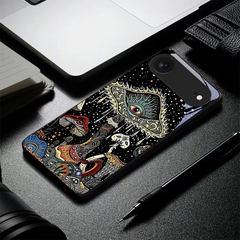 Mystyczne Złe Oko Grzyb Czarny – Phone Cases Xs Iphone recenzja i cena